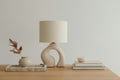 Modern sculptural table lamp